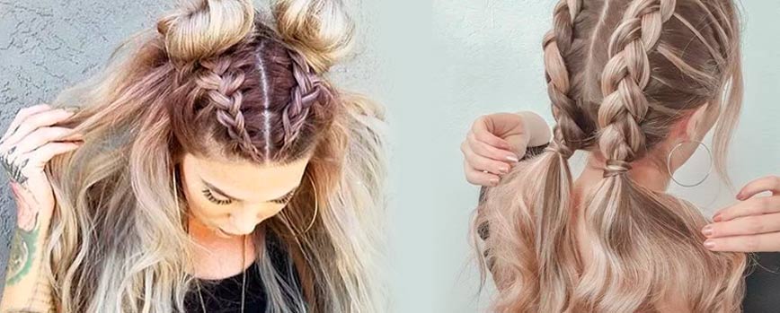 5. Trenzas pig tail