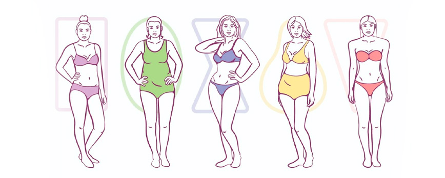 ¿Cómo saber identificar los diferentes tipos de cuerpo mujer?