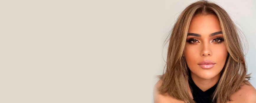 3. Corte long bob con flequillo largo