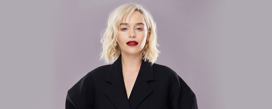 5. Corte long bob texturizado con flequillo