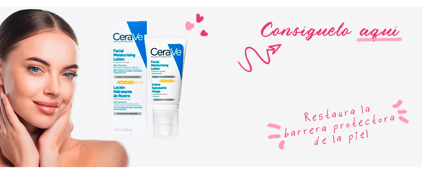Loción Hidratante Rostro SPF 50 de Cerave