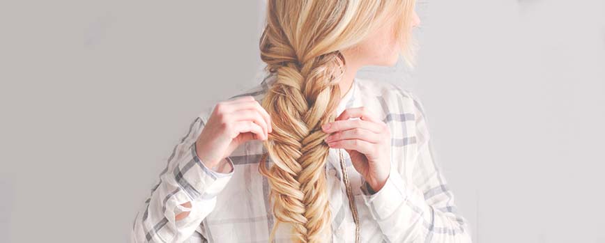 5. Trenza de espiga desecha