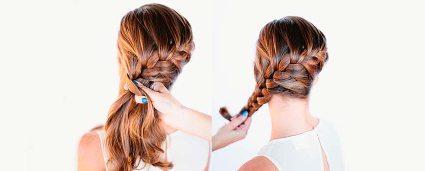 6. Trenza lateral elegante