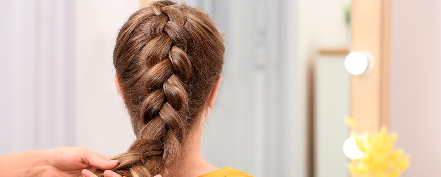 Trenza de raíz invertida: