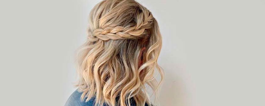 Trenza lateral elegante