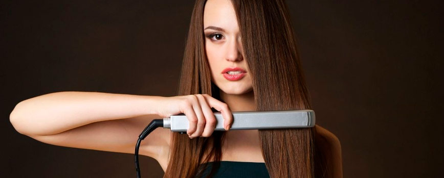 2. Planchado del cabello