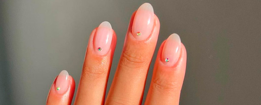 Bubble Gloss Nails Pink