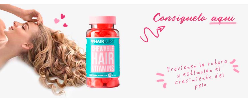 2. Chewable Hair Vitamins de HairBurst