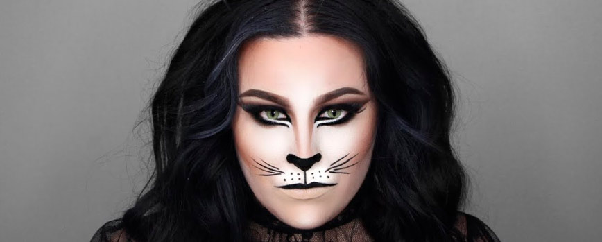 Maquillaje fácil de gato para carnaval
