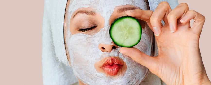 3. Mascarilla casera para hidratar la cara de pepino