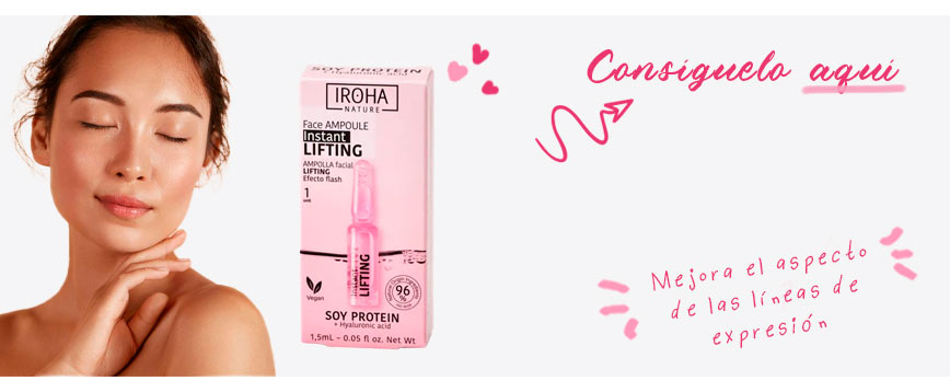 Ampolla Facial Lifting Efecto Flash de Iroha Nature