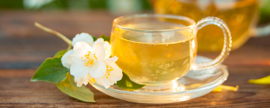 5. Infusión de té blanco