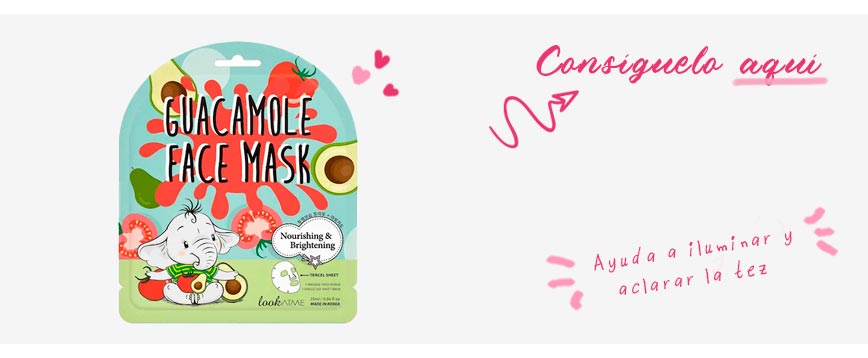 2. Mascarilla de guacamole y tomate Look At Me