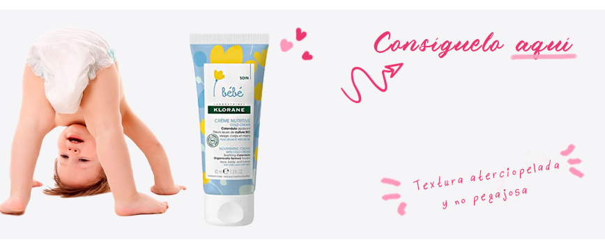 4. Crema Nutritiva para Bebé de Klorane
