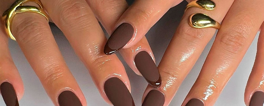 #6. Uñas de chocolate