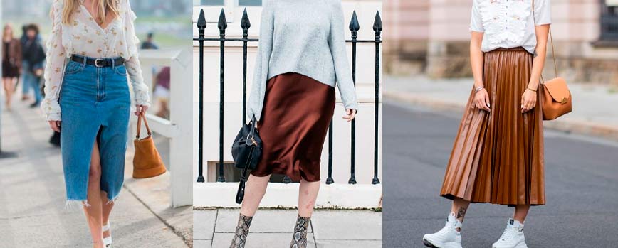 4. Una falda midi, el largo atemporal