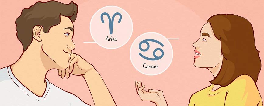 Compatibilidad entre Cáncer y Aries: puntos en común y diferencias