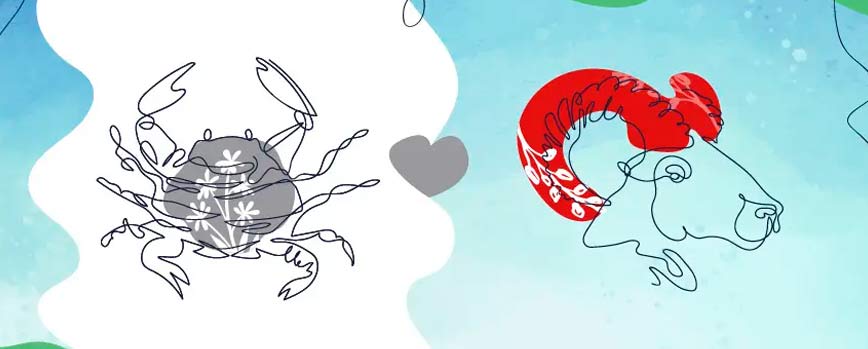 ¿Cómo se complementan Aries y Cáncer en el amor?