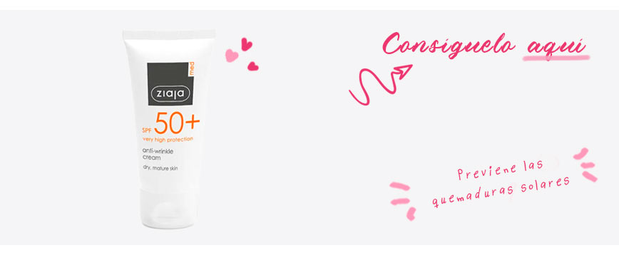Crema facial protectora antiarrugas SPF50+ Ziaja Med