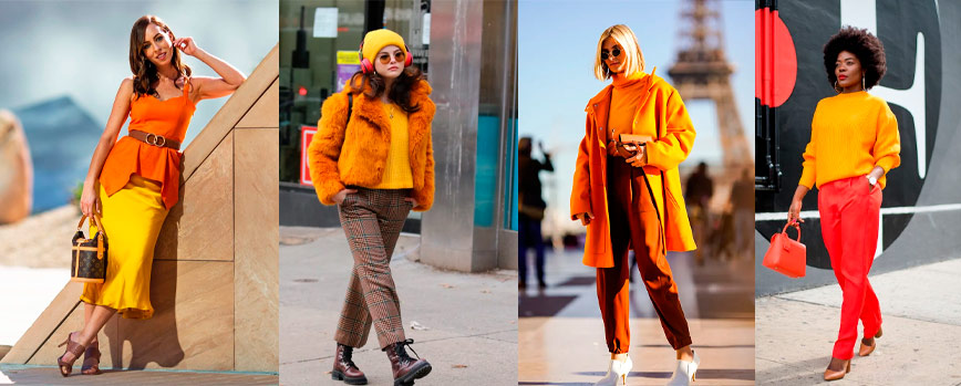 Naranja y amarillo: tonos cálidos por excelencia