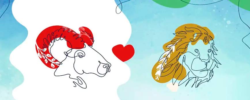 La compatibilidad de Aries y Leo, a prueba de fuego