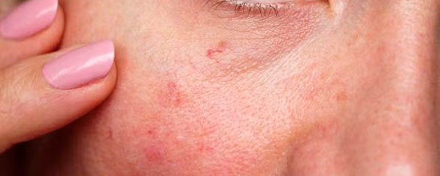 ¿Qué son las manchas rosadas de la piel?
