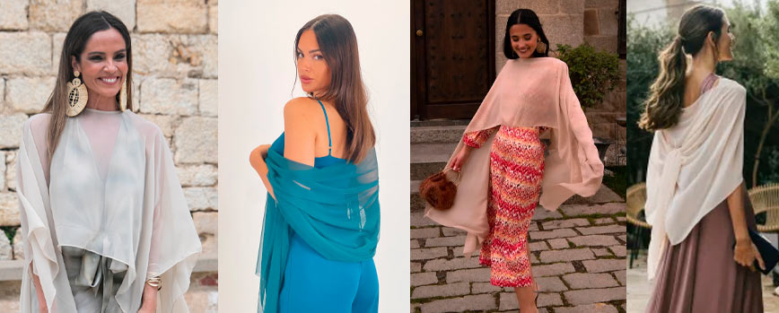 Chales y echarpes: elegancia en movimiento