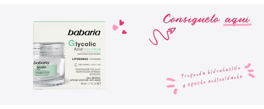 Crema Ácido Glicólico de Babaria