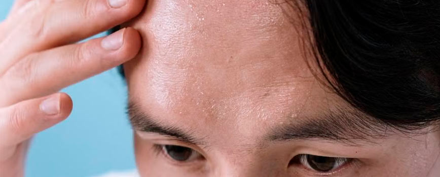¿Cómo evitar sudar mucho por la cabeza?
