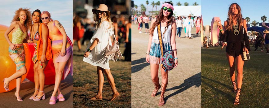 Sandalias para un look bohemio de festival