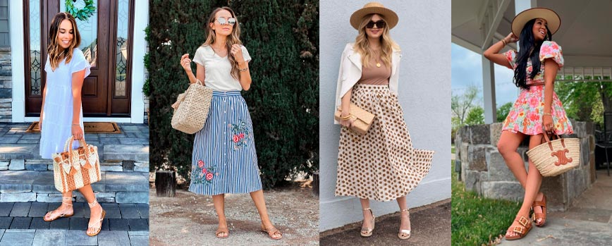 Sandalias para un look romántico y veraniego