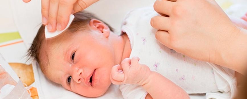 Tratamiento de la dermatitis seborreica en bebés