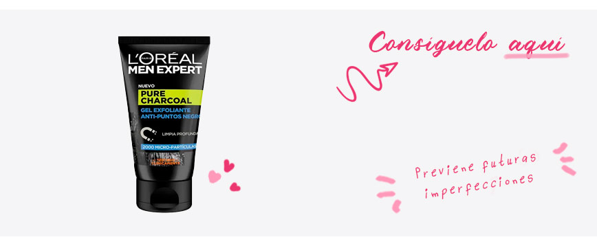 Men Expert Pure Charcoal Exfoliante de L’Oréal Men Expert