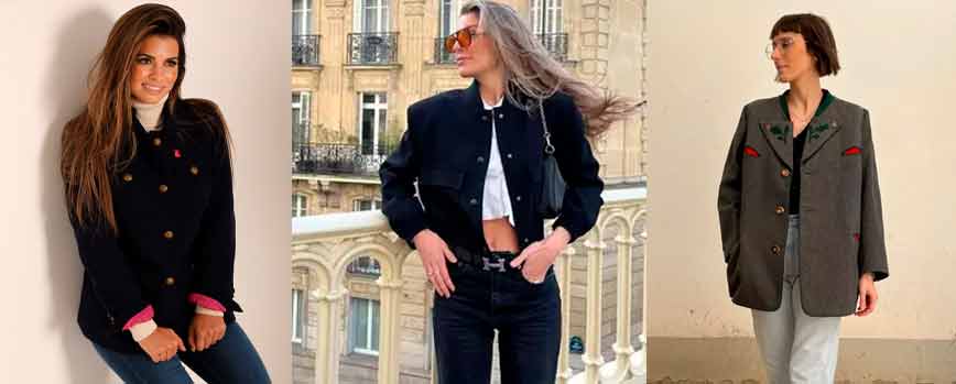 Estilo urbano chic con chaqueta tipo austriaca mujer