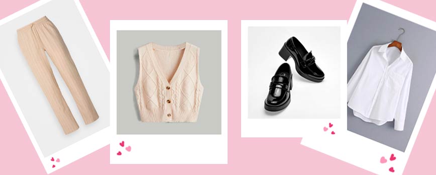 Camisa con chaleco para un look clásico y refinado