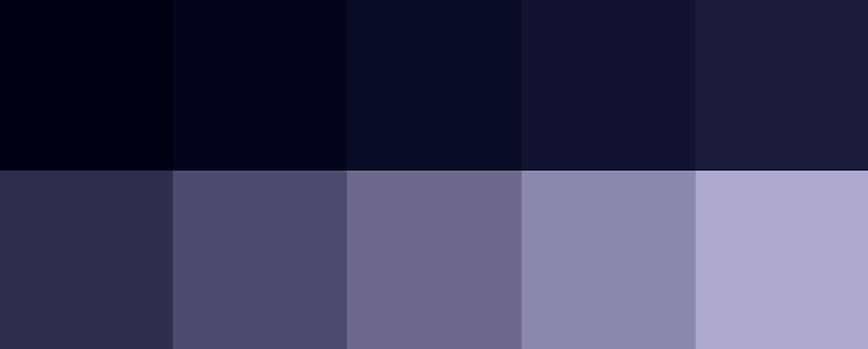 Monocromía y colores oscuros