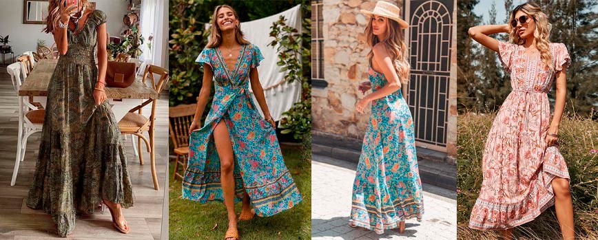 Vestidos fresquitos estilo boho