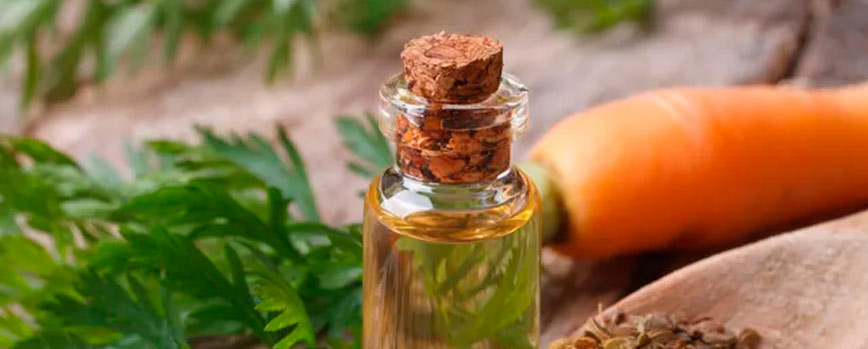 ¿El aceite de zanahoria mancha la piel?