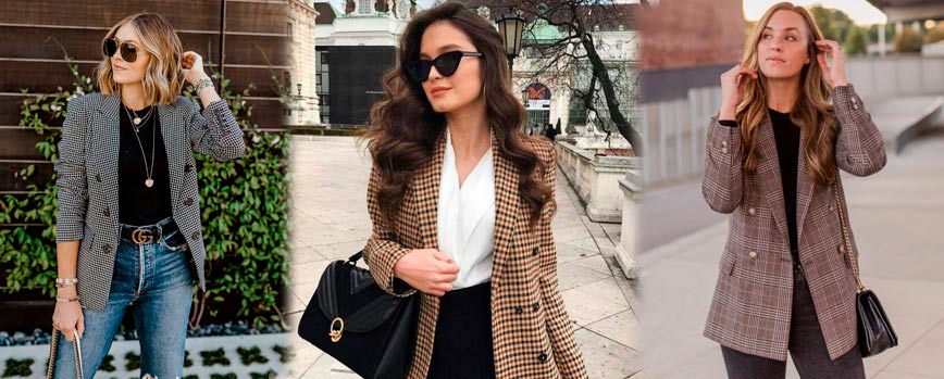 Blazer cuadros combinar: 5 ideas de looks