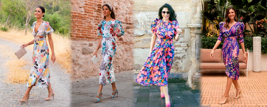 1 – Vestido midi floral