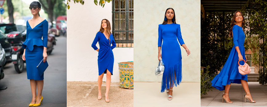 Complementos para vestido azul electrico best sale