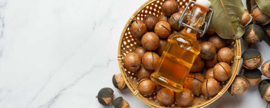 Aceite de macadamia para el tratamiento relajante