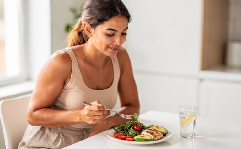 mujer a dieta