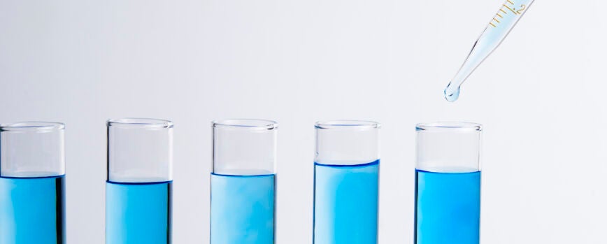 Disposição das amostras de laboratório