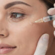Fillers para ojeras, donde se vea una filler en la parte de una ojera