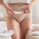 menstruacion mujer ropa interior y compresas