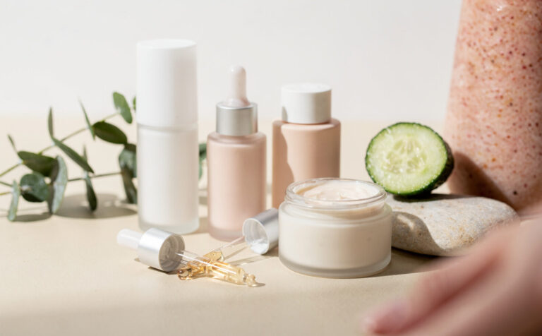 productos cosméticos bodegon