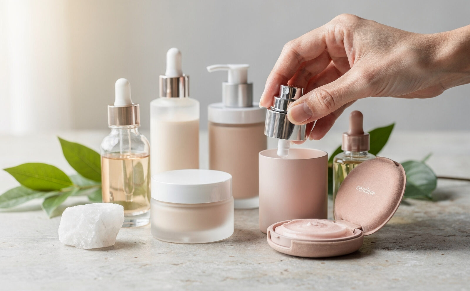 genera un bodego de productos de cosmética