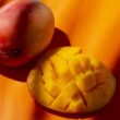 Composición de deliciosos mangos exóticos