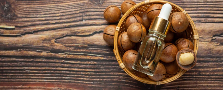Aceite de macadamia para el tratamiento relajante